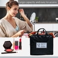 thumbnail image 5 of Neceser para mujer y hombre, neceser con asa, neceser de viaje resistente al agua, 5 of 5