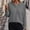 Gray, variant on Free Shipping Womens Fall Hoodies Casual Long Sleeve Drawstring Button Collar Shirts Trendy Lightweight Hooded Sweatshirt