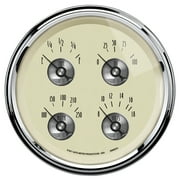 Auto Meter Prestige Series Antique Ivory Quad Gauge - 2009