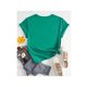 thumbnail image 2 of Playera Blusa De Familia Capybara Ropa Para Mujer Capibara Color Verde Talla Mediana Marca Emil SaEs, 2 of 4