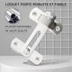 thumbnail image 2 of Door Latch, Stainless Steel Sliding Door Latch, Door Latch, Interior Door Lock, With 4 Screws, Suitable for Door, Window, Garden, Bathroom, 2 of 4