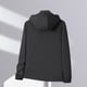 thumbnail image 4 of Chaquetas y abrigos casuales con capucha de manga larga para mujer, moda de color sólido, manga larga, bolsillo, cremallera, chaquetas impermeables para exteriores, abrigo cortavientos, blusa de polié, 4 of 6