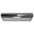 thumbnail image 1 of Campana empotrable 76cms con 3 velocidades Negro con vidrio espejo WH7610BB, 1 of 5