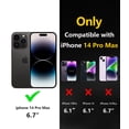 thumbnail image 2 of for iPhone 14 Pro Max Case Compatible with MagSafe, Translucent Matte Shockproof Phone Case Cover - Blue, 2 of 7