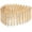 As Shown, variant on Monyance mini fence 4" Wood Picket Fence for DIY Crafts (Wood Color)(39.37X1.97X0.08Inches)