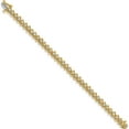 thumbnail image 2 of 14K Yellow Gold Aa Diamond Tennis Bracelet (7 X 7) Made In United States x2003aa, 2 of 5