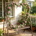 thumbnail image 4 of Artificial Rose Vines Garland 180cm Fake Flower Garland with Green Leaves Decorative Floral Ivy for Wedding Arch Garden Wall Balcony Living Room Bedroom Party Mother's Day Home Decor, 4 of 6