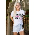 thumbnail image 4 of I Wear Pink For My Mom Support Men's Graphic T Shirt Tees Brisco Brands M, 4 of 6