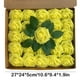 thumbnail image 3 of 25Pcs Artificial Rose Flowers Fake Rose Bouquet Stems Decorations Wedding Bridal Shower Faux Floral Arrangement Valentine’s Day Home Office, Real Look Fake Roses With Stems, Durable Plastic, 3 of 9