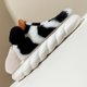 thumbnail image 2 of Pantufla Zapatillas de vaca Zapatillas lindas de dibujos animados Zapatillas cálidas y peludas para mujeres y hombres (44-45) DQrwqpou Tenis De Mujer Tenis De Hombre, 2 of 6