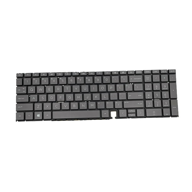 Reemplazo directo de teclado en inglés de EE. UU. para componentes de accesorios W140 Negro con luz de fondo