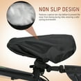 thumbnail image 3 of QIFULL Bike Saddle Cover Qifull Soft Comfortable Black Nylon Cycling Supply for Bikes 2Pcs, 3 of 8