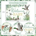 thumbnail image 6 of Duck Hunting Baby Shower Decorations, 5x3 ft Mallard Duck Welcome Baby Backdrop Banner Sign Photography Background Photo Studio Props for Duck Baby Shower Party Supplies, 6 of 6