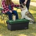 thumbnail image 6 of Remington 60 Qt Heavy Duty Trail Box, Stackable Storage Bin with Latching Lids, Black, 2Pk, 6 of 16