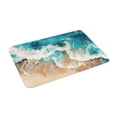 thumbnail image 2 of Balery Ocean Wave Crash Doormat, Durable Flannel Fabric, Waterproof Stain and Fade Resistant, Low Profile,Indoor Outdoor Door Mats, Easy Clean Patio Entrance Mat, 16x24in, 2 of 9