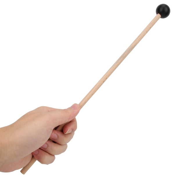 Mazos De Hilo, Instrumento De Marimba, 2 Sonidos Diferentes, Hilo De Nailon Negro Y Azul Con Mangos De Arce Para Percusión De Bajo Para Principiantes O Profesionales