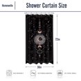 thumbnail image 3 of Zodiac Constellation Shower Curtain Astrology Small Stall Half 36Wx72H Inch Gothic Psychedelic Moon Phase Sun Mystic Mystic Galaxy Aesthetic Cool Polyester Fabric Bathroom Bathtub, 3 of 6