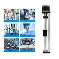 thumbnail image 4 of Linear Guide Rail Slide, Linear Stage Actuator High Accuracy 200mm Stroke High Speed Tilt Aluminum Alloy  For Milling Machines, 4 of 8