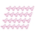 thumbnail image 4 of Rosy Iron and Plastic Paper Clips for Office Use 50pcs Chick Shaped Durable Clips for Documents and, 4 of 9