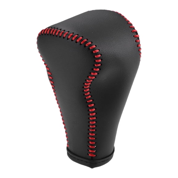Gear Shifting Knob Cover Automatic Transmission Lever Trim for Nissan Versa 2013-2016 Black Red