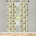 thumbnail image 3 of Flower Curtains 2 Panels Set, Peonies and Tulips Pattern Romantic Feminine Arrangement Pastel Toned Background, Window Drapes for Living Room Bedroom, 56"W X 84"L, Multicolor, by Ambesonne, 3 of 5