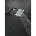 thumbnail image 4 of 5-Spray H2Okinetic® Angular Modern Raincan Shower Head in Chrome 52664, 4 of 11