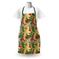 thumbnail image 3 of Garden Apron, Exotic Farming Harvest Fruits Avocado Vegetable Agriculture Cooking Food Theme, Unisex Kitchen Bib with Adjustable Neck for Cooking Gardening, Adult Size, Multicolor, by Ambesonne, 3 of 4