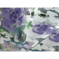 thumbnail image 3 of Ambesonne Floral Quilted Coverlet 3 Pcs, Watercolor Blooming Petals, Queen Size, Blue Violet and Laurel Green, 3 of 4