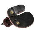 thumbnail image 1 of Cuero de La PU con Lengüeta para El , Tiro con , Protección para Los , para Niños Adultos Zulema Pestaña de dedo de tiro con arco, 1 of 5