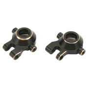 2024 Toy Accessories Model Toy Parts 2PCS RC Steering Cup Replacement Brass Knuckle Set for 1/18 Remote Control Climbing Car Black