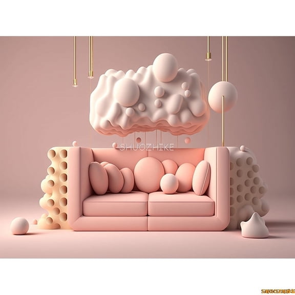 Arch Balloons Happy Birthday Party Photography Backdrops Props Joyous Candyland Newborn Baby Photo Studio Background TF-07