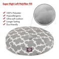 thumbnail image 2 of Majestic Pet | Trellis Round Pet Bed For Dogs, Removable Cover, Gray, Small, 2 of 5