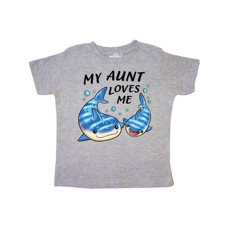 

Inktastic My Aunt Loves Me- Whale Shark Gift Toddler Boy or Toddler Girl T-Shirt