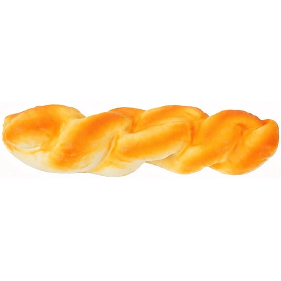 Simulation Square Bread Shape Squishy for Adults Soft Plastic Sensory Gadget Realistic Pastry Office Desk Accessory Pressure Relief Tool 7.87 Inch 1 Pack