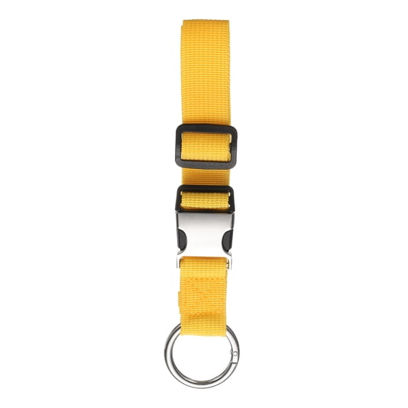 Add A Bag Luggage Straps Adjustable Luggage Connector Straps with Spring O-Ring and Metal Buckle for Connecting Luggage Backpack, Yellow