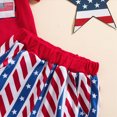 thumbnail image 7 of Toddler Boy Clothing Sets 4th of July Baby Boy Outfit Stylish American Print T-Shirt & Star Stripe Shorts 2-Piece Outfit, 7 of 7