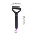 thumbnail image 4 of FEOLGEHLY Pet Dematting Comb for Dogs Cats - Undercoat Rake Deshedding Brush with Stainless Steel Rounded Tips, Non-Slip Handle, Gentle Grooming Tool for Long Short Hair Breeds (Black), 4 of 7