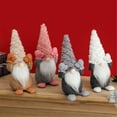 thumbnail image 4 of Adornos navideños, muñecos decorativos, adornos navideños, anciano sin rostro levanta su muñeca de la mano, decoraciones de ventanas blancas Wmkox8yii fhajkh2882, 4 of 5