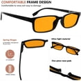 thumbnail image 2 of Eyekepper Blue Blocking Glasses for Women Men Reading Computer Orange Tinted Readers - Black, 2 of 5