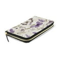 thumbnail image 3 of Qxltty Purple Lavender and Butterfly Women's Leather Wallet Fashion Retro Multi Card Holder with Cell Phone Pocket Mothers Day Gifts, 3 of 6
