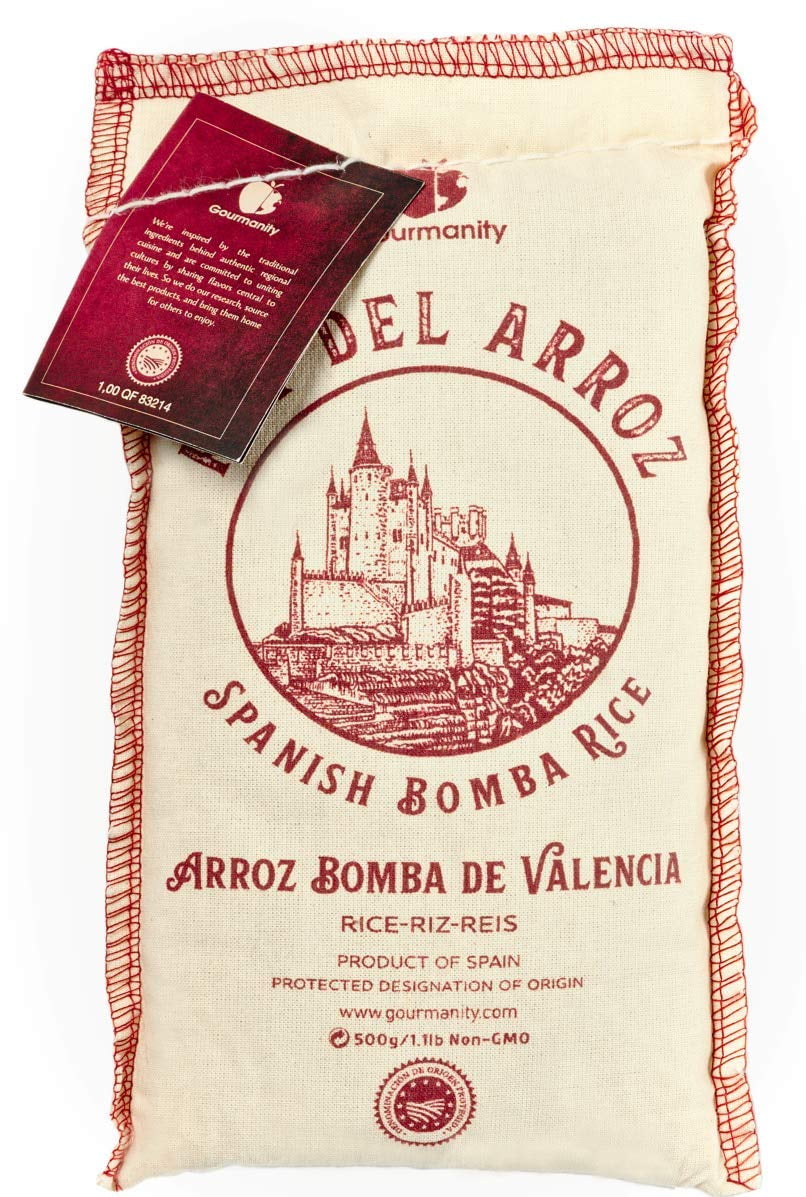 Gourmanity Rey Del Arroz Authentic Spanish Bomba Rice 17.6 oz