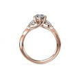thumbnail image 2 of 0.70 Ct Brilliant Pear Cut Natural Diamond Pear Three Stone Engagement Ring for her Solid 18K Rose Gold Size 5.5, 2 of 8