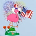 thumbnail image 2 of CafePress - Funny 4Th Of July Flamingo Infant Bodysuit - Baby Light Bodysuit, Size Newborn - 24 Months, 2 of 4