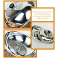 thumbnail image 3 of Yuangui Stainless Steel Pot Cover with Glass Top - 34cm, 3 of 11