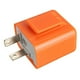 thumbnail image 1 of Speravity Intermitentes LED para motocicleta de 2 pines, accesorio de frecuencia de relé, indicador de señal estable, piezas intermitentes Bombillas para automóviles Naranja PC 1, 1 of 6