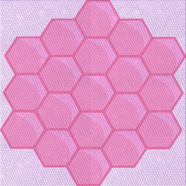 Ahgly Company Machine Washable Indoor Square Transitional Blossom Pink Area Rugs, 4' Square