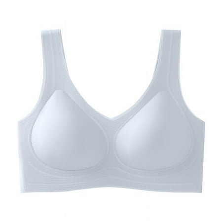 Latex No Steel Rings Nursing Bra Jelly Soft Support Seamless Comfortable Sports Underwear for Women