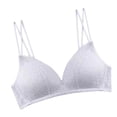 thumbnail image 4 of Sujetador de mujer Hollow Sexy Bralette Ropa interior inalámbrica transpirable, Gris, 32 / 70AB kenally AP001128-09, 4 of 7