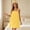 Yellow, variant on Women's Square Neck Sleeveless Towel Cover up Dress, Absorbent Bath Wrap with Pockets, Casual Loose Bathrobe for Shower, Home Wear and Beach Vacation Yellow