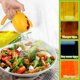 thumbnail image 1 of Pulverizador de aceite de oliva, botella de aceite de vidrio de 550ml, freidora de aire para cocina, ensalada para hornear barbacoa (amarillo), 1 of 5